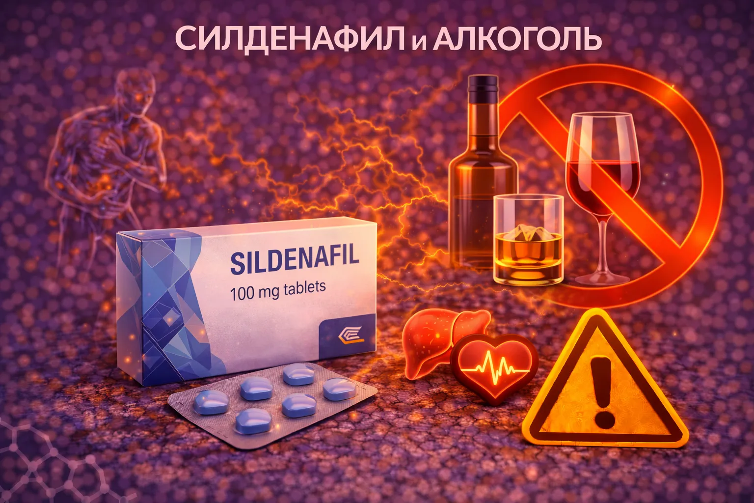 Силденафил и алкоголь